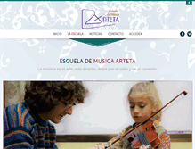 Tablet Screenshot of musicarteta.com